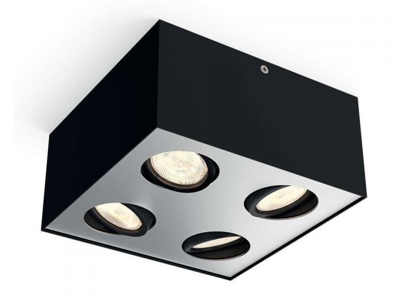 BOX special form black 4x4.5W SELV Integrated LED WGD