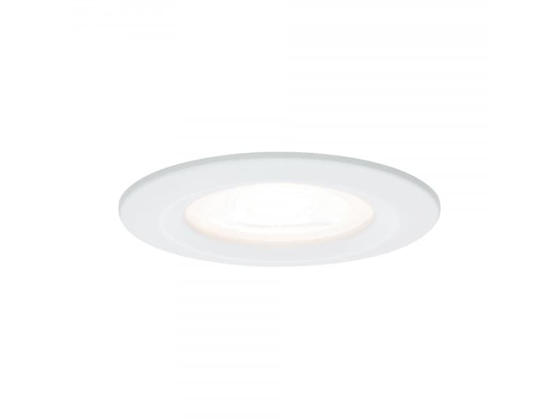 Paulmann 934.41, Nedtryckbar spotlight, GU10, 1 lampor, LED, 2700 K, Vit