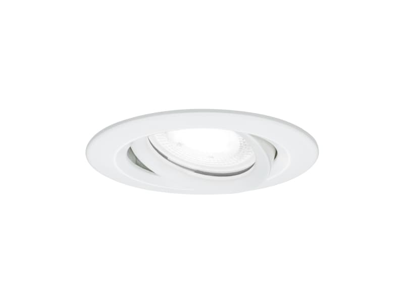Paulmann 936.72, Nedtryckbar spotlight, GU10, 6 lampor, LED, 4000 K, Vit