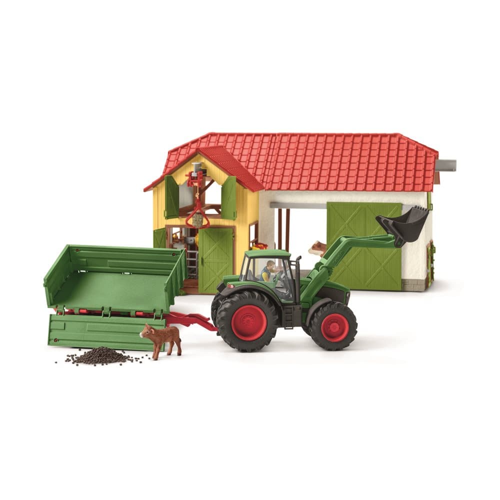 Schleich Farm World Traktori ja peräkärry
