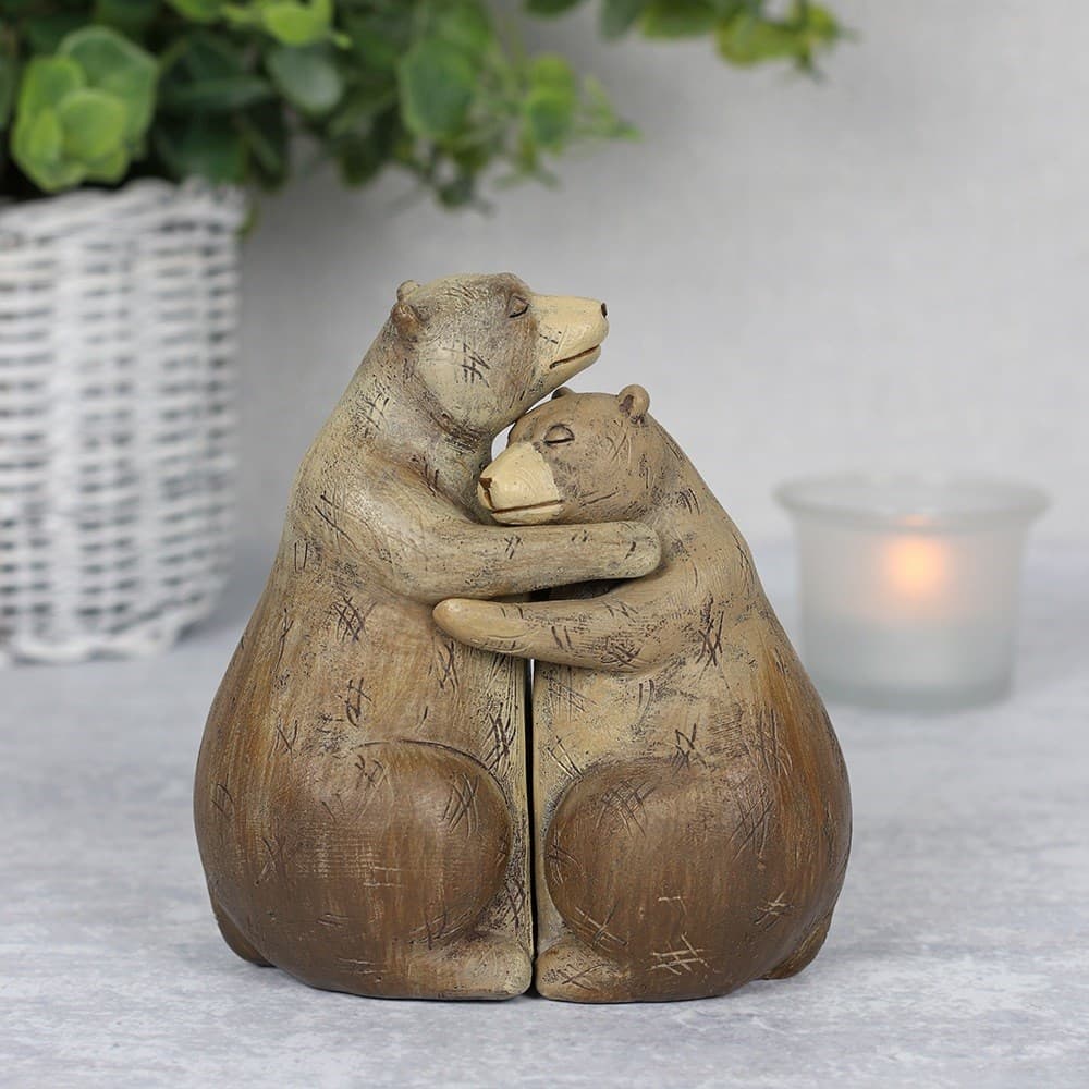 Something Different Bear Hug Couple Ornament