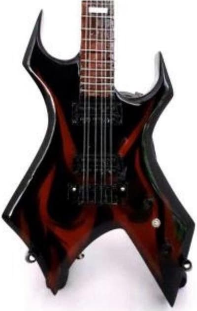 Mini guitar: Slayer - Kerry King - BC Rich 'Wartribe'