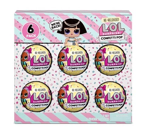 L.O.L. Surprise Confetti Pop 6-pack