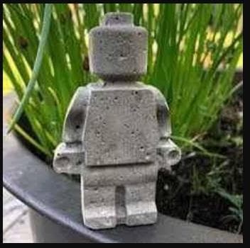 LEGO Figur "Mellan"- Betong