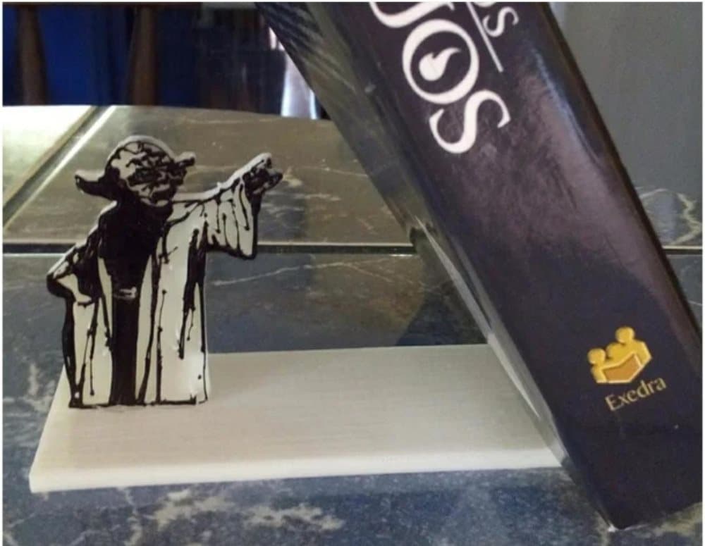 Størrelse: XL, Yoda bogholder, (Hold dine bøger på plads, 2 variationer)
