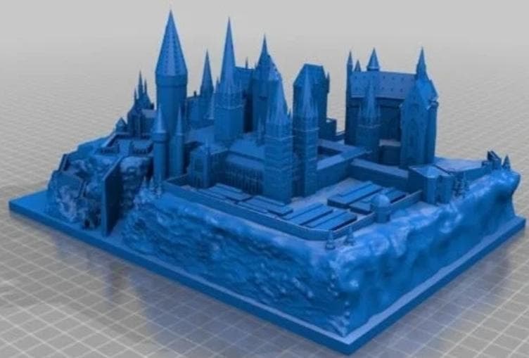 Størrelse: XL, Harry Potter Hogwarts, Magic, Castle
