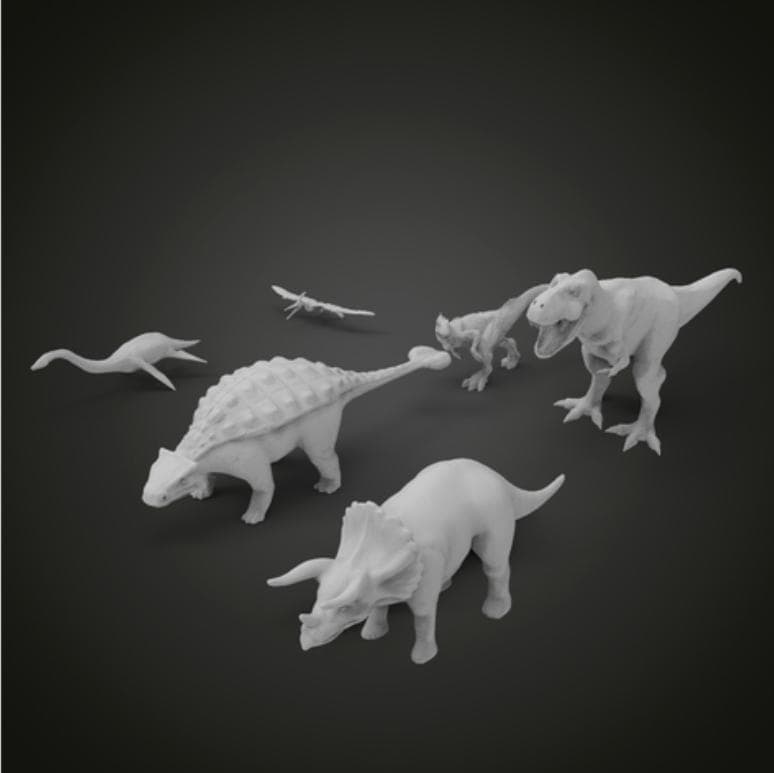 Dinosaurierpaket (välj inom tre färger)