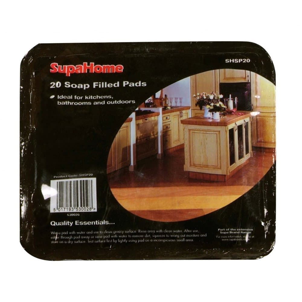 SupaHome Soap Filled Pads (Pack Of 20)