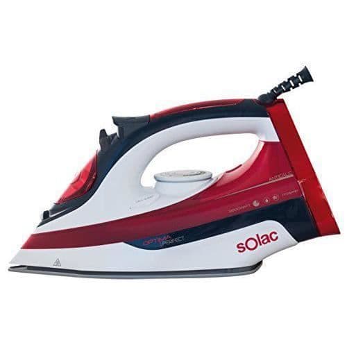 SOLAC S91864800 Optima Perfect 2600 W ångjärn - röd och vit
