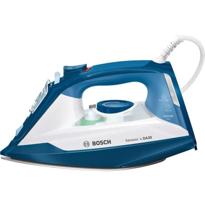 BOSCH TDA3024110 Sensixx'x Secure Iron - 2400W - 320 ML - Blue
