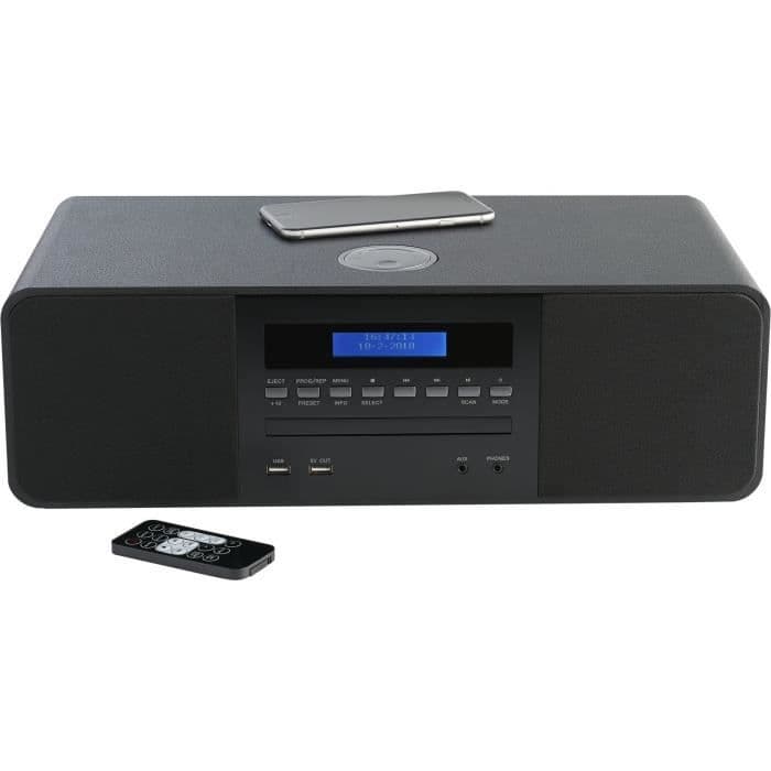 Thomson MIC200IBT Micro HiFi-kæde - Bluetooth - Radio - CD - MP3 - USB - Sort + Induktion
