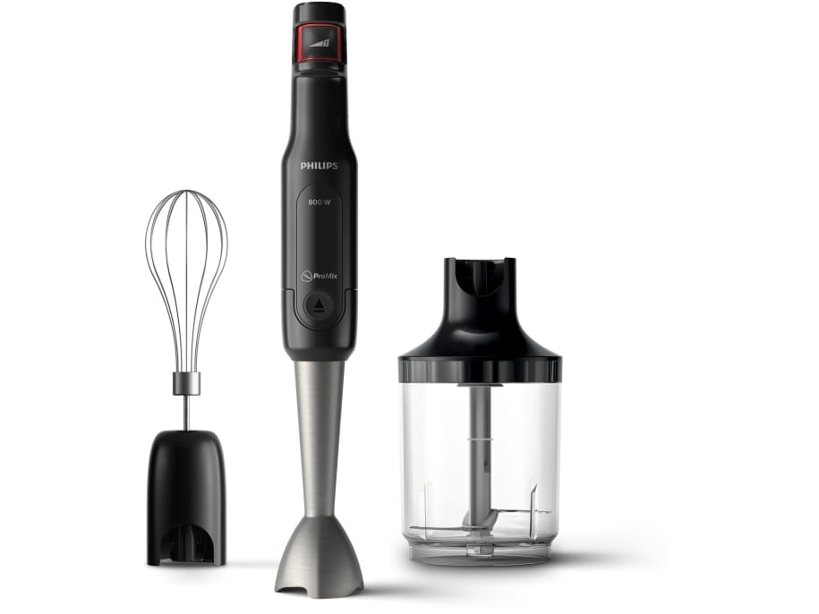Philips Viva Collection 800 W mixningseffekt, ProMix-mixerstav, Stavmixer, 1,2 m, 800 W, Rostfritt stål, Svart