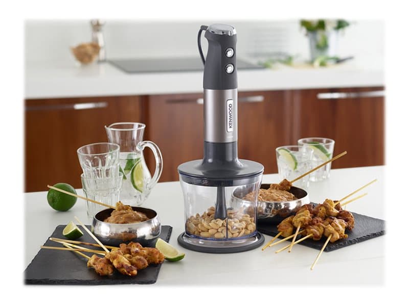 Kenwood Triblade System Pro HDM804SI - Handmixer - 1000 W - silver