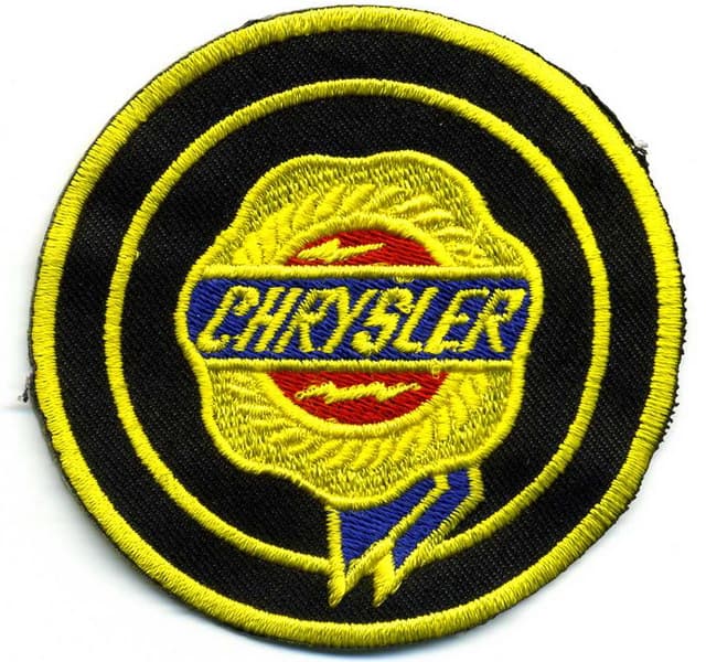 CHRYSLER embroidered/badge patches D 7 cm
