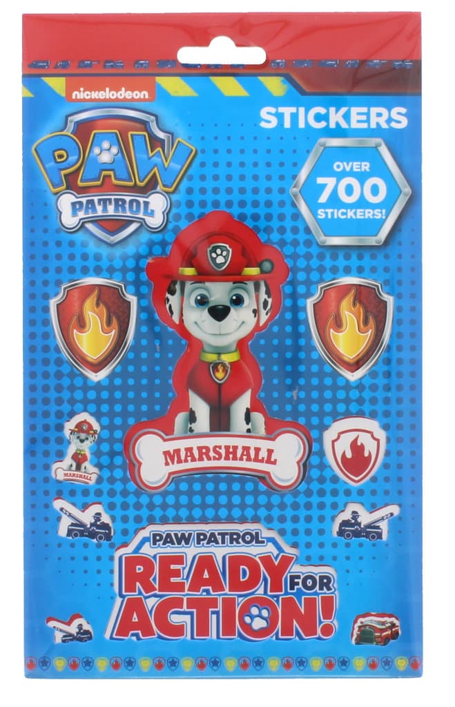 700st Paw Patrol Chase Marshall Skye Stickers Set Klistermärken