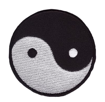YIN YANG TYG GRADE "B 8 cm "H 8 cm