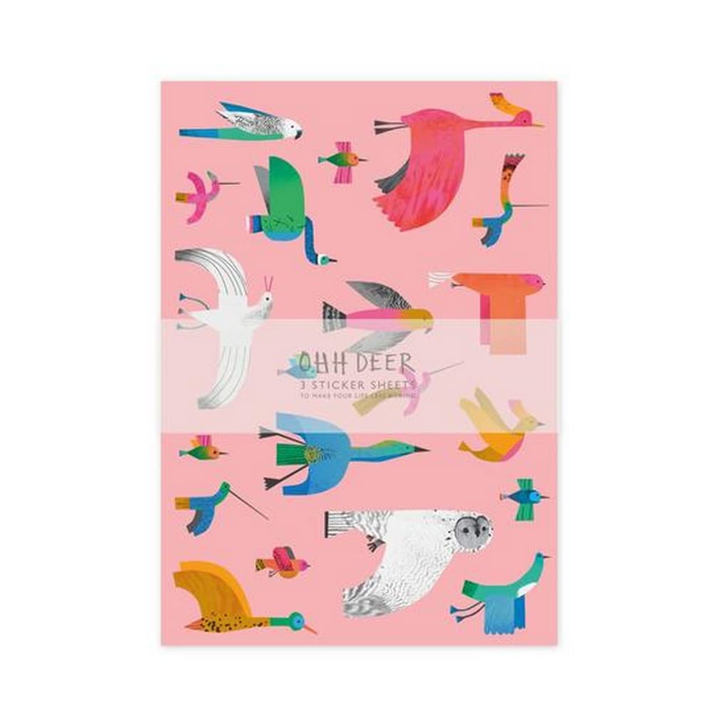 Ohh Deer Fancy Flock Stickers (Pack of 3)