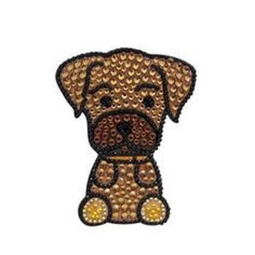 Foufou Dog Rhinestone Sticker