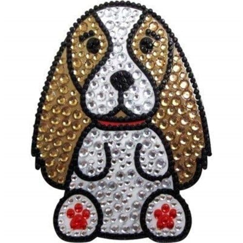 Foufou Dog Rhinestone Sticker