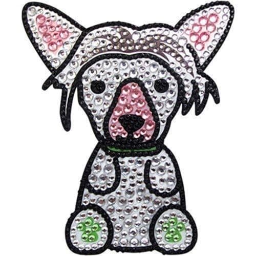 Foufou Dog Rhinestone Sticker