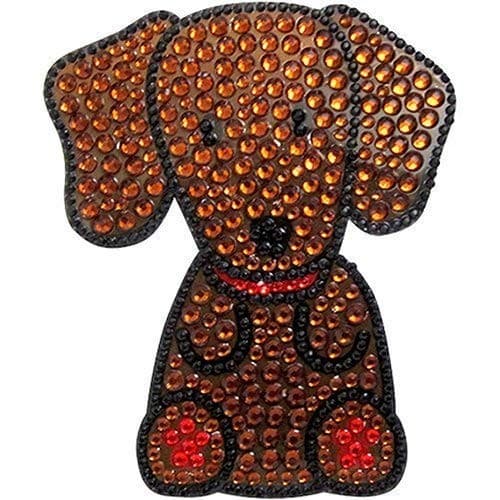 Foufou Dog Rhinestone Sticker