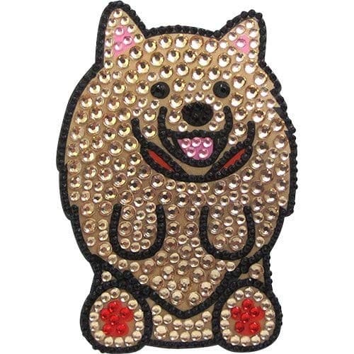 Foufou Dog Rhinestone Sticker