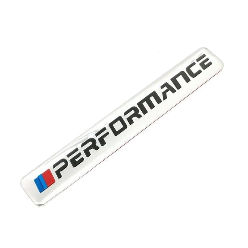 Klistermærke til bil, Performance - Hvid