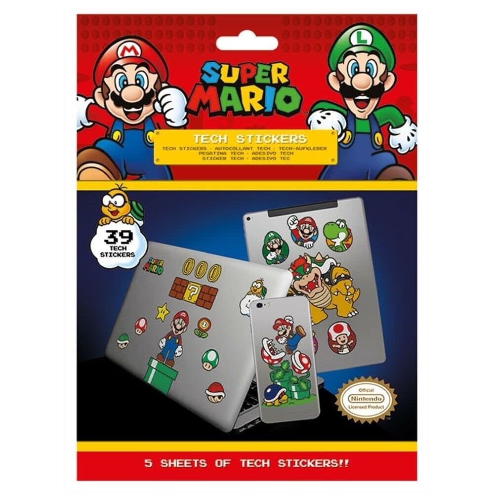 Super Mario - 39x Klistermärken