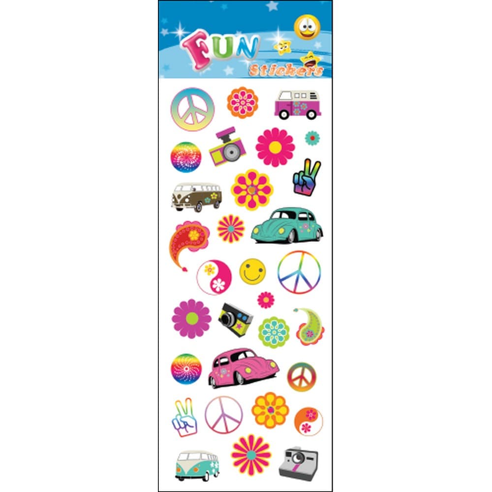 Fun Stickers Happy Camper