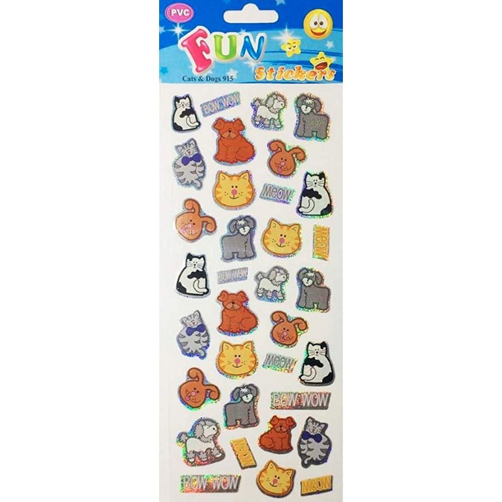 Fun Stickers Cats & Dogs