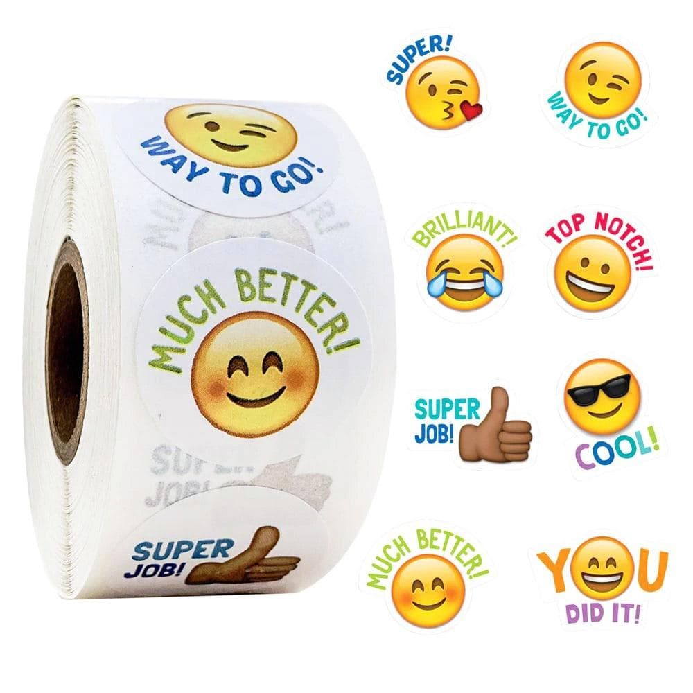 500x Klistremerker - Emoji