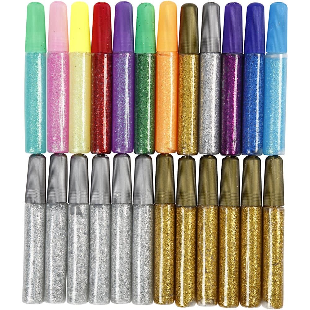 Glitterlim Mix 10 ml 24 st