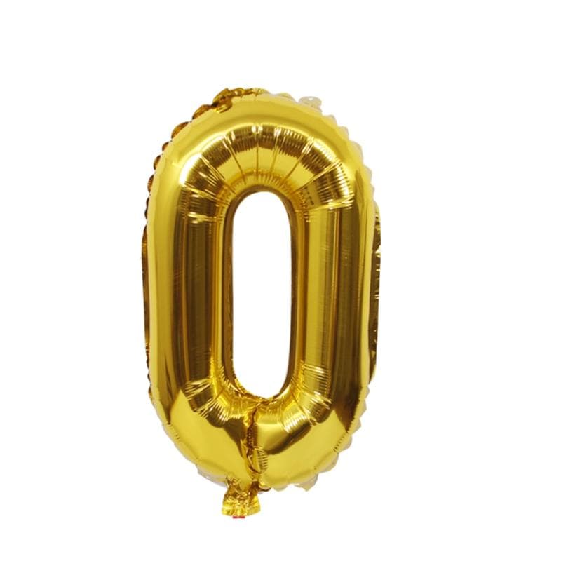 Numeropallo 53 cm, numero 0 - kulta
