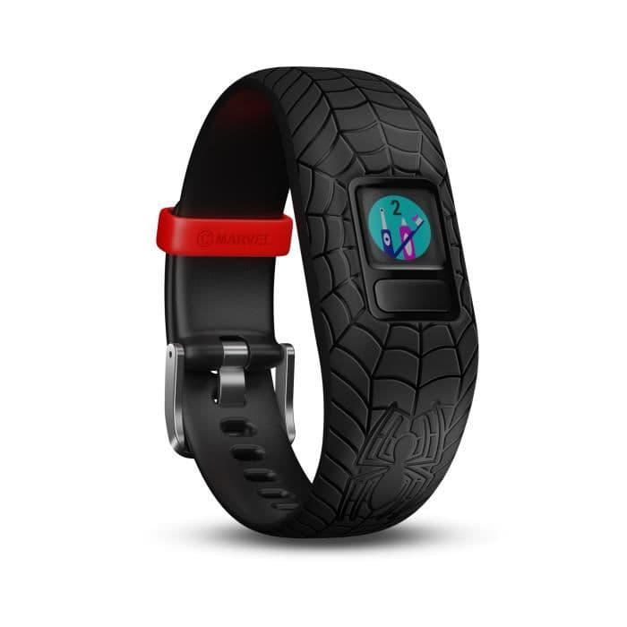 GARMIN Spiderman Vivofit Jr 2 -aktiivisuuden seuranta - lapsipoika - musta
