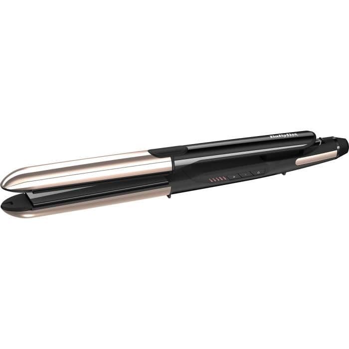 Babyliss ST481E Glat Looper Glattere - 2 i 1 - 5 temperaturniveauer - 28 x 1200 mm plade - Pink