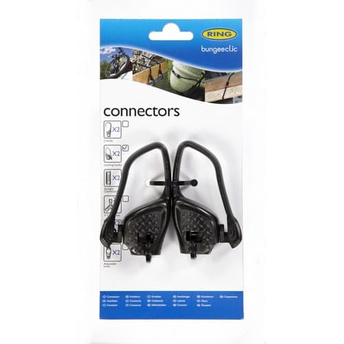 Ring Bungee Clic Locking Hooks (Pack of 2)