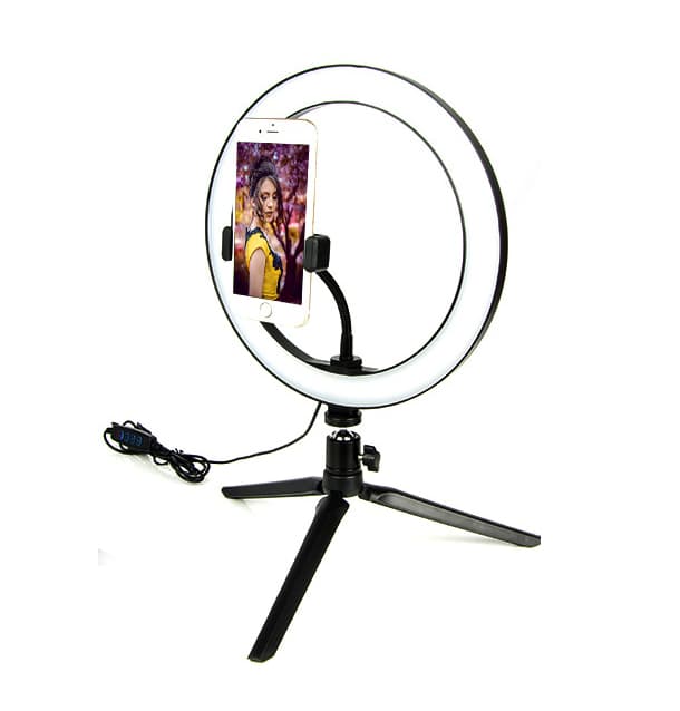 Rengasvalo / Ring Light (26 cm) + jalusta