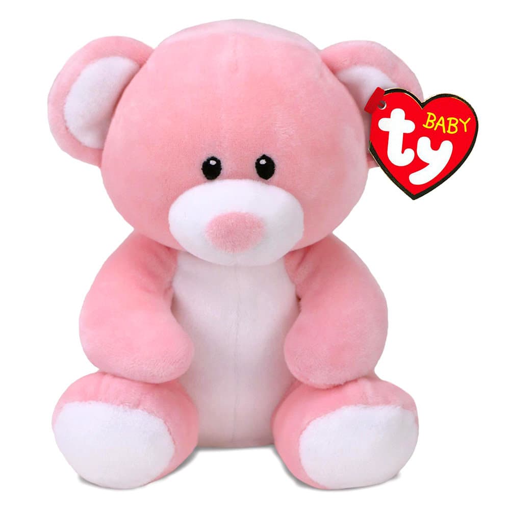 TY Baby Princess Pink Bear Stort legetøj Plys Blush Plush 42cm