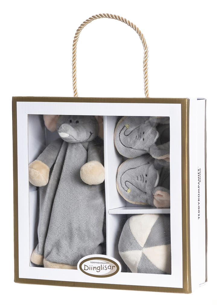 Diinglisar Wild, giftbox, elefant, Teddykompaniet