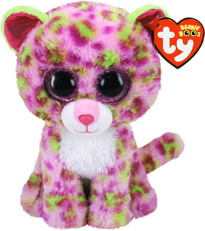 TY Beanie Boos Lainey Pink Leopard 23cm