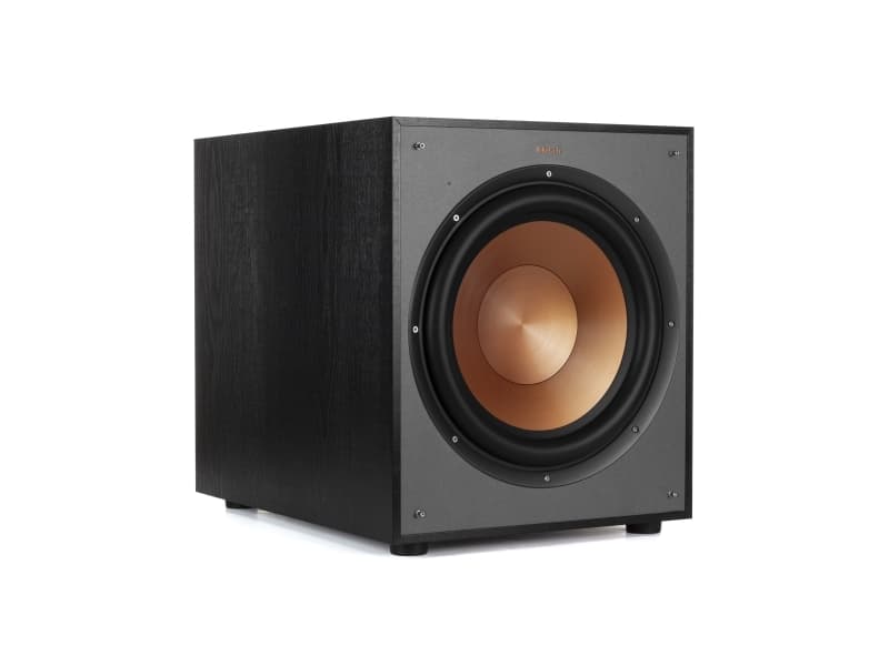 Klipsch R-120SW, 400 W, 29 - 120 Hz, 116 dB, 30,5 cm (12"), Svart, MDF