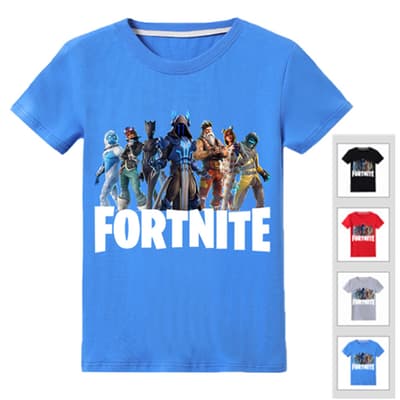 T Shirt med Fortnite Tryck 4st Fäger Storlekar 130-150 för Barn