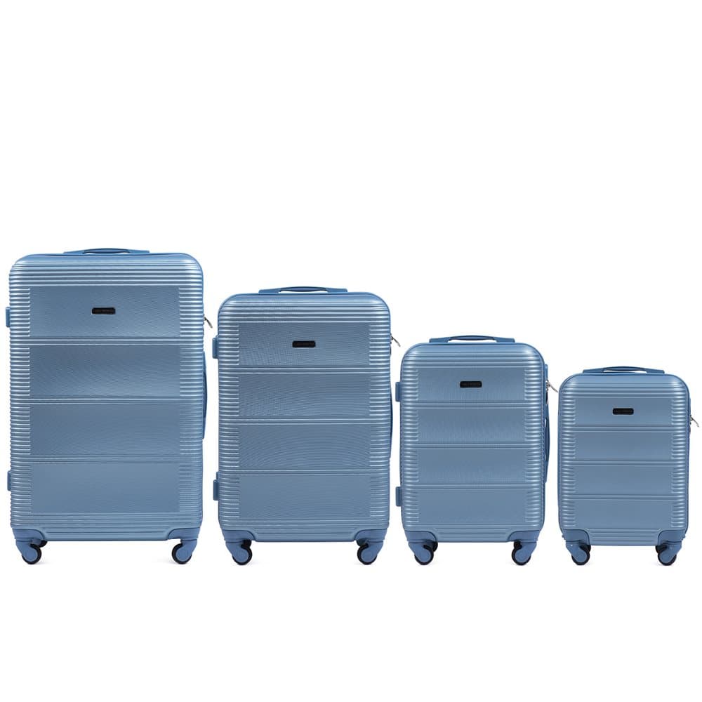 WINGS Linnet resväskor 4-pack ABS+