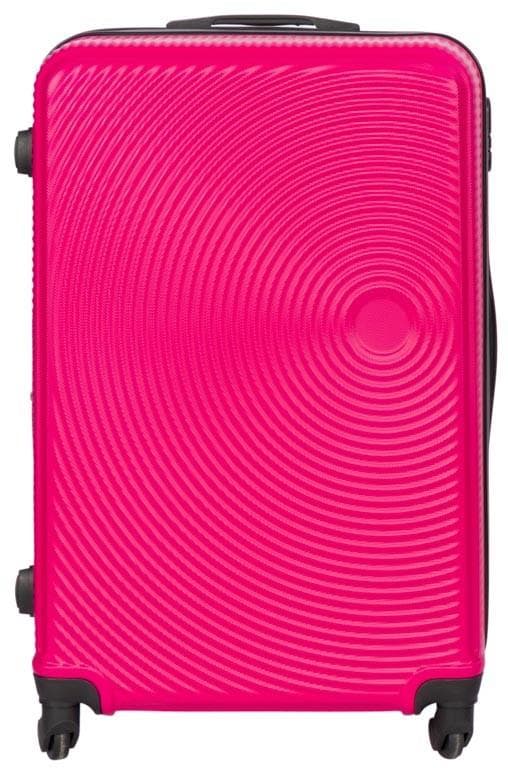 Koffert stor i pink - Hard ABS / polykarbonat