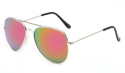 Solglasögon Barn Pilot | Pink Silver Spegel