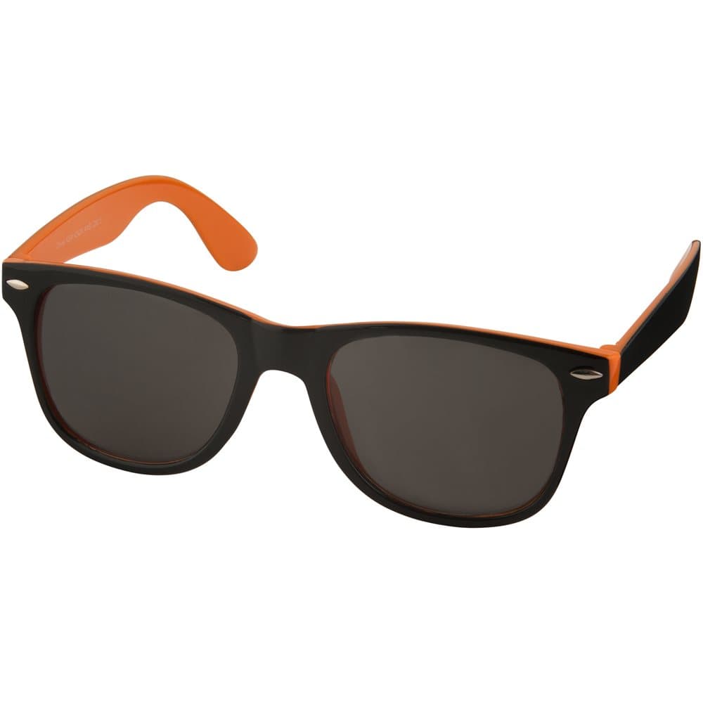 Bullet Sun Ray Sunglasses - Black With Colour Pop