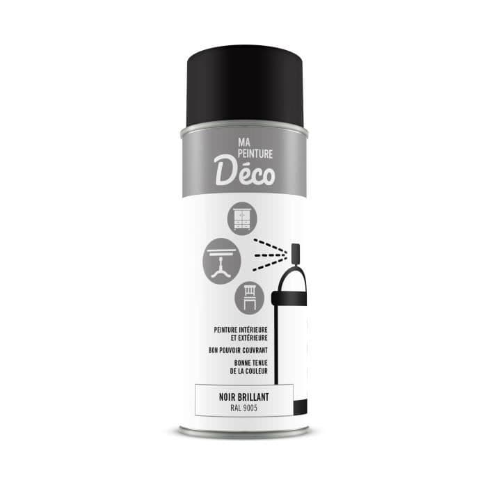Dekorativ spraymaling - 0,4 L - Skinnende sort