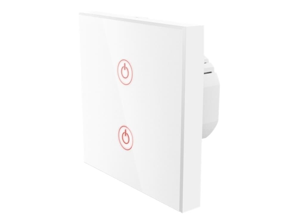 Hama WiFi Touch Wall Switch - Ljusreglage - trådlös - 2.4 Ghz - vit