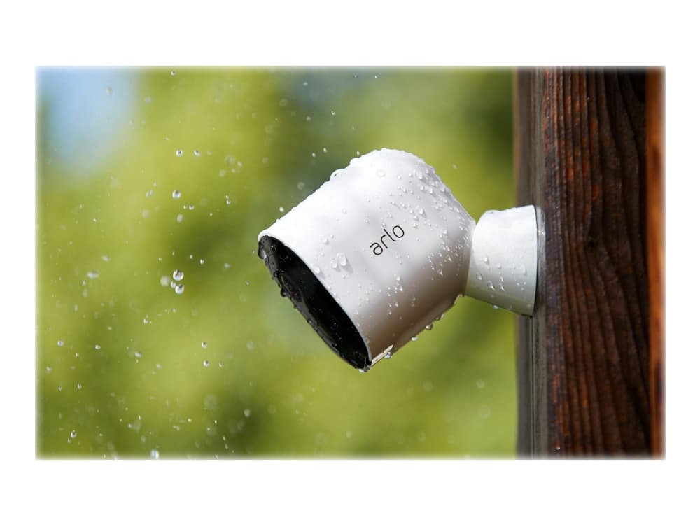 Arlo Pro 3 Wire-Free Security Camera System - Portinngang + kamera(er) - trådløs - 802.11b, 802.11g, 802.11n - 2 kamera(er) - hvit