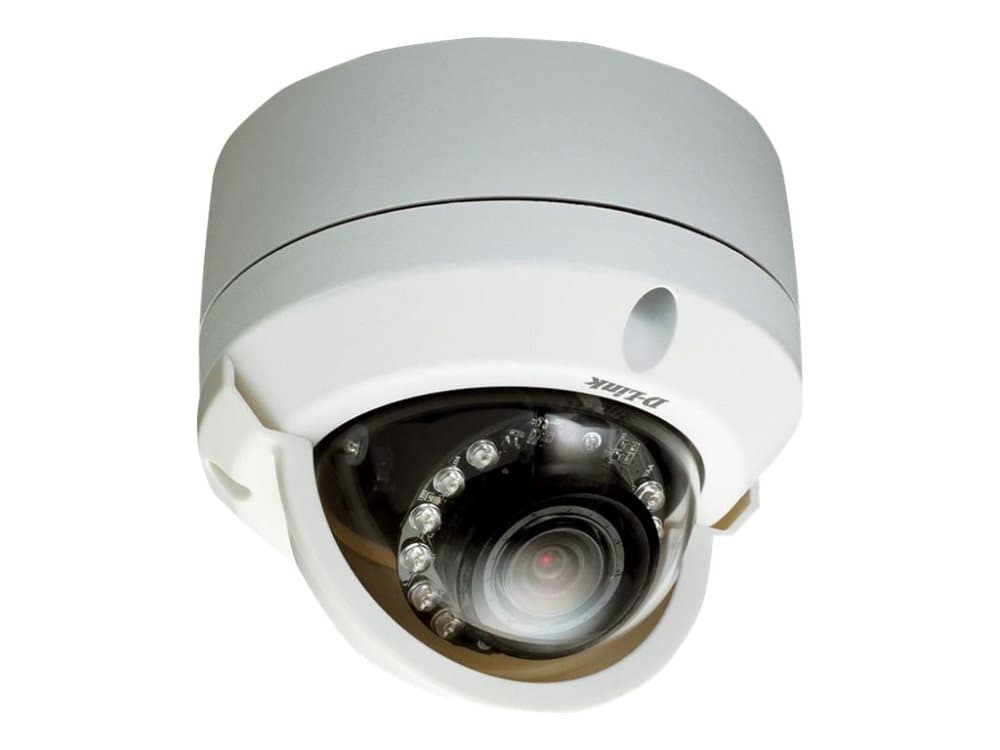 D-Link DCS-6315 - Nettverksovervåkingskamera - kuppel - utendørs - værbestandig - farge (Dag og natt) - 1280 x 720 - variabel fokallengde - lyd - LAN